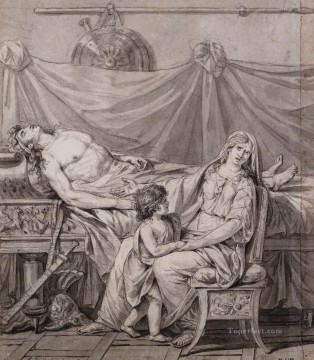  Dolo Arte - El duelo de Andrómaca Neoclasicismo Jacques Louis David